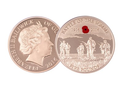 Lot 44 - Elizabeth II 22ct gold The Battle of the Somme 1916-2016 Proof Five-Pound