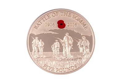 Lot 44 - Elizabeth II 22ct gold The Battle of the Somme 1916-2016 Proof Five-Pound