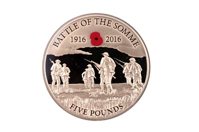 Lot 44 - Elizabeth II 22ct gold The Battle of the Somme 1916-2016 Proof Five-Pound