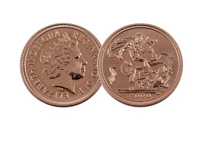Lot 157 - Queen Elizabeth II gold half-sovereign