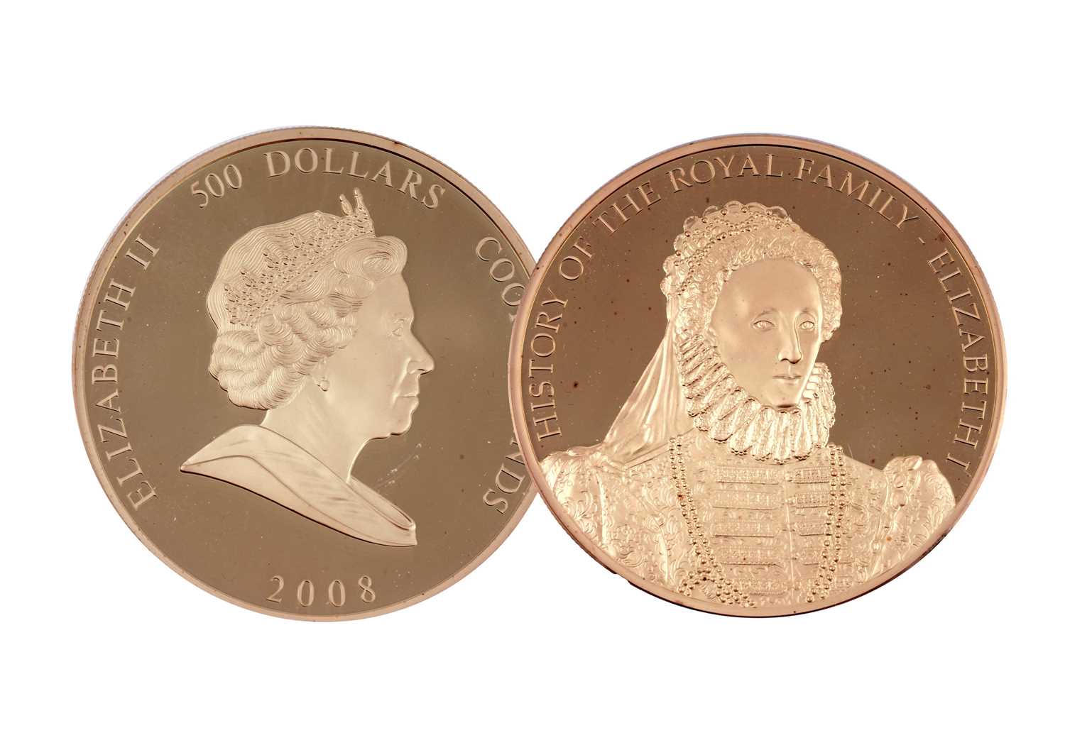 Lot 59 - Westminster Elizabeth II 18ct gold The Queen Elizabeth I Gold 500 Dollars