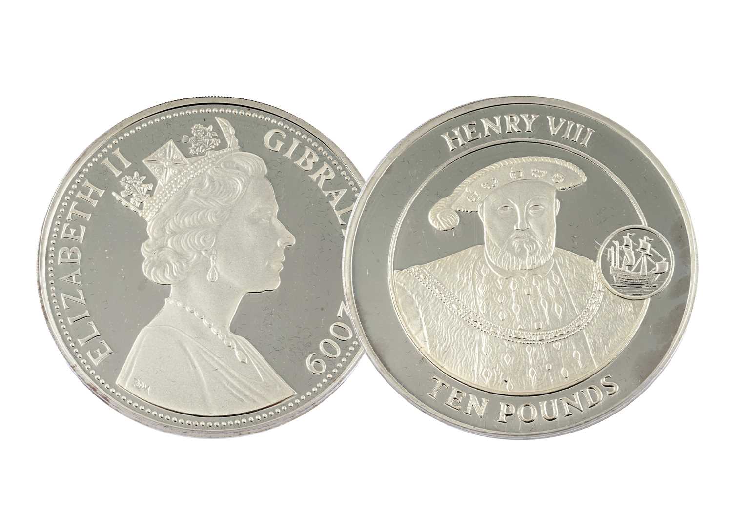 Lot 60 - Westminster Elizabeth II 18ct gold Henry VIII Ten-Pound Coin