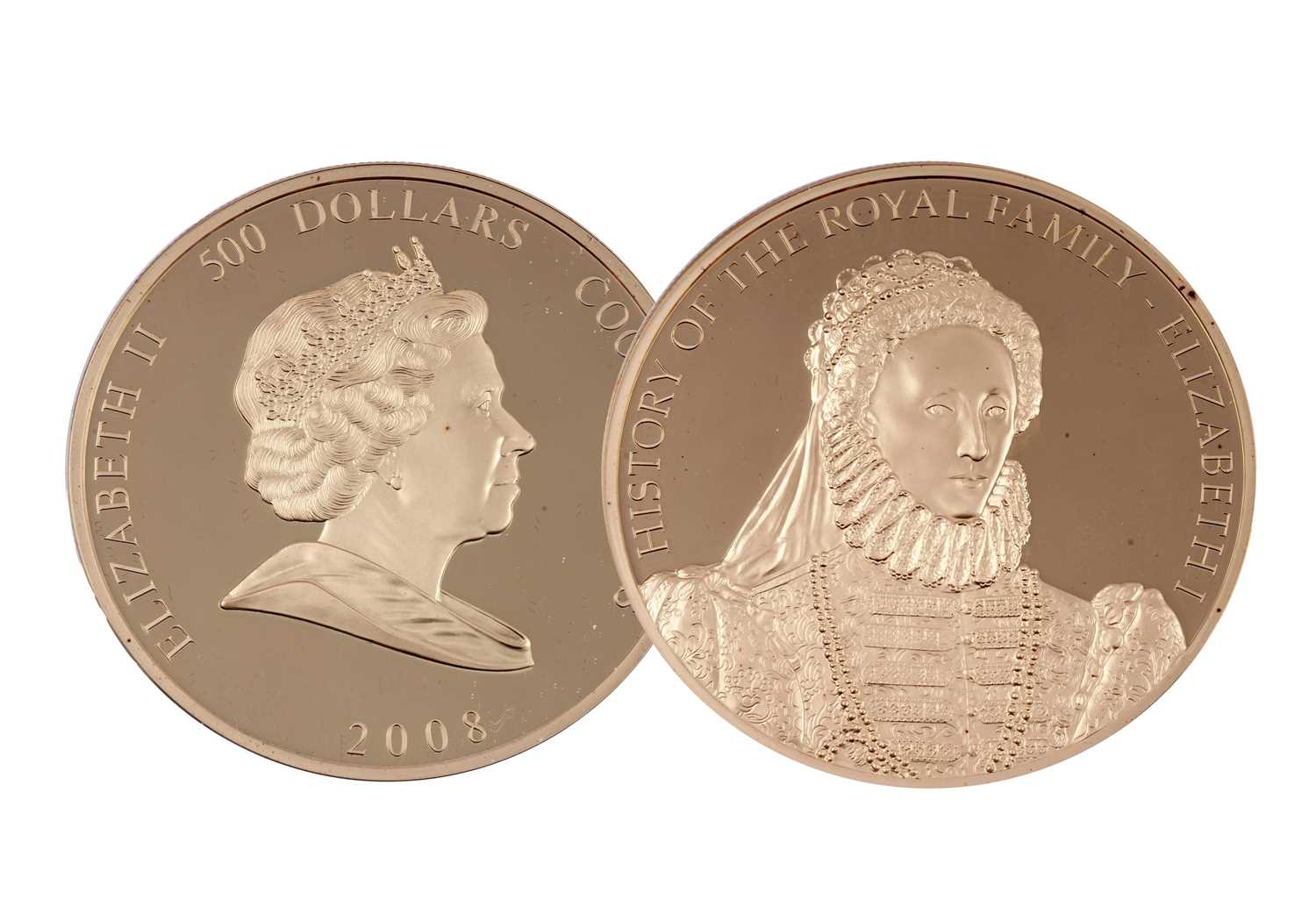 Lot 61 - Westminster Elizabeth II 18ct gold The Queen Elizabeth I Gold Proof Five-Hundred Dollars