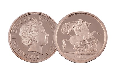 Lot 62 - Royal Mint Elizabeth II gold Proof Sovereign Five Coin Collection