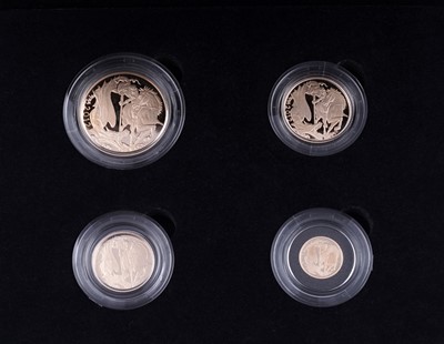 Lot 65 - Royal Mint Elizabeth II 22ct gold Proof Sovereign Four Coin Collection