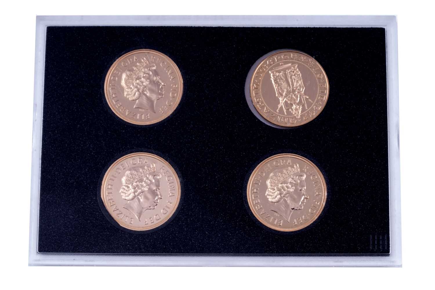 Lot 66 - Westminster Elizabeth II 22ct gold Brilliant Uncirculated Old Five Pound Collection