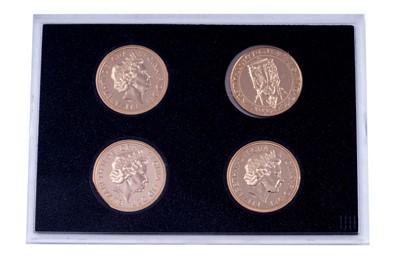 Lot 66 - Westminster Elizabeth II 22ct gold Brilliant Uncirculated Old Five Pound Collection