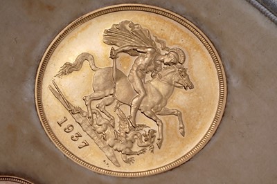 Lot 67 - Royal Mint George VI 22ct gold Specimen Coins