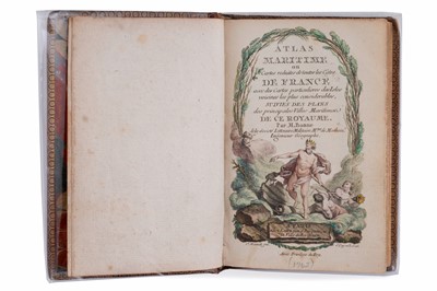 Lot Bonne (Rigobert), Atlas Maritime Ou Cartes Réduites de Toutes les Côtes de France…