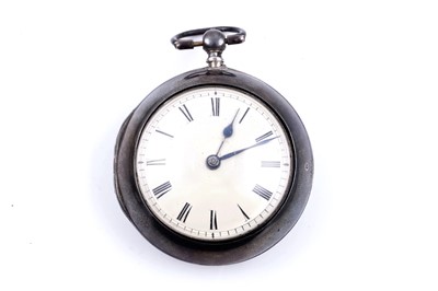 Lot 319 - An 18th Century pair-cased pocket watch by Jacob Le Moyne of London