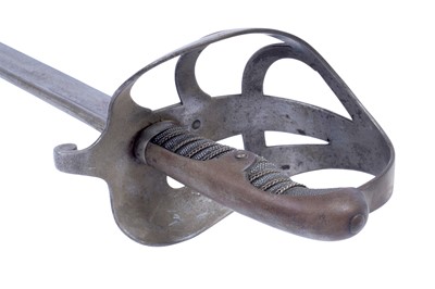 Lot 495 - A Cavalry sword; and a French chassepot bayonet