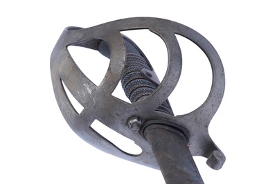 Lot 495 - A Cavalry sword; and a French chassepot bayonet