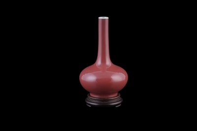 Lot 308 - Chinese liver-red glaze vase, bowl and egg shaped vase.