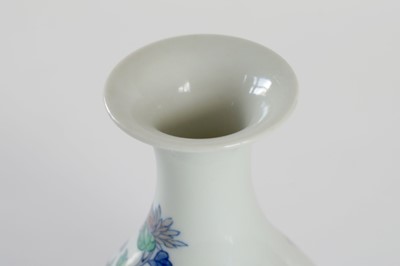 Lot 314 - A Chinese Doucai bottle vase.