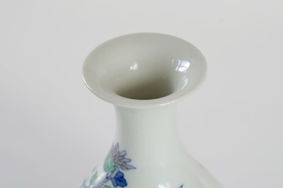 Lot 314 - A Chinese Doucai bottle vase.