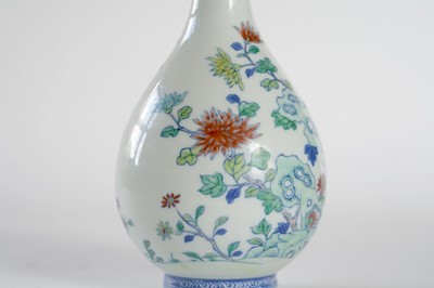 Lot 314 - A Chinese Doucai bottle vase.