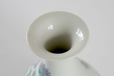 Lot 314 - A Chinese Doucai bottle vase.
