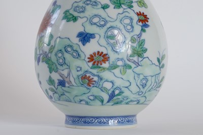 Lot 314 - A Chinese Doucai bottle vase.