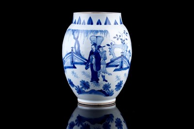 Lot 320 - A Chinese blue and white jar