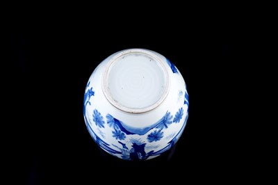 Lot 320 - A Chinese blue and white jar