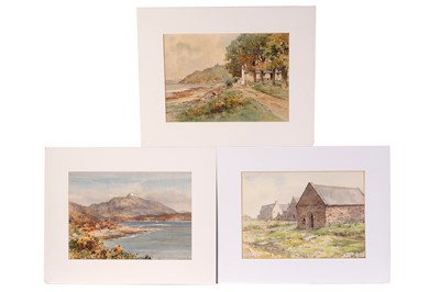 Lot 47 - Frank Watson Wood Jnr. - Three Scottish Landscapes | watercolours