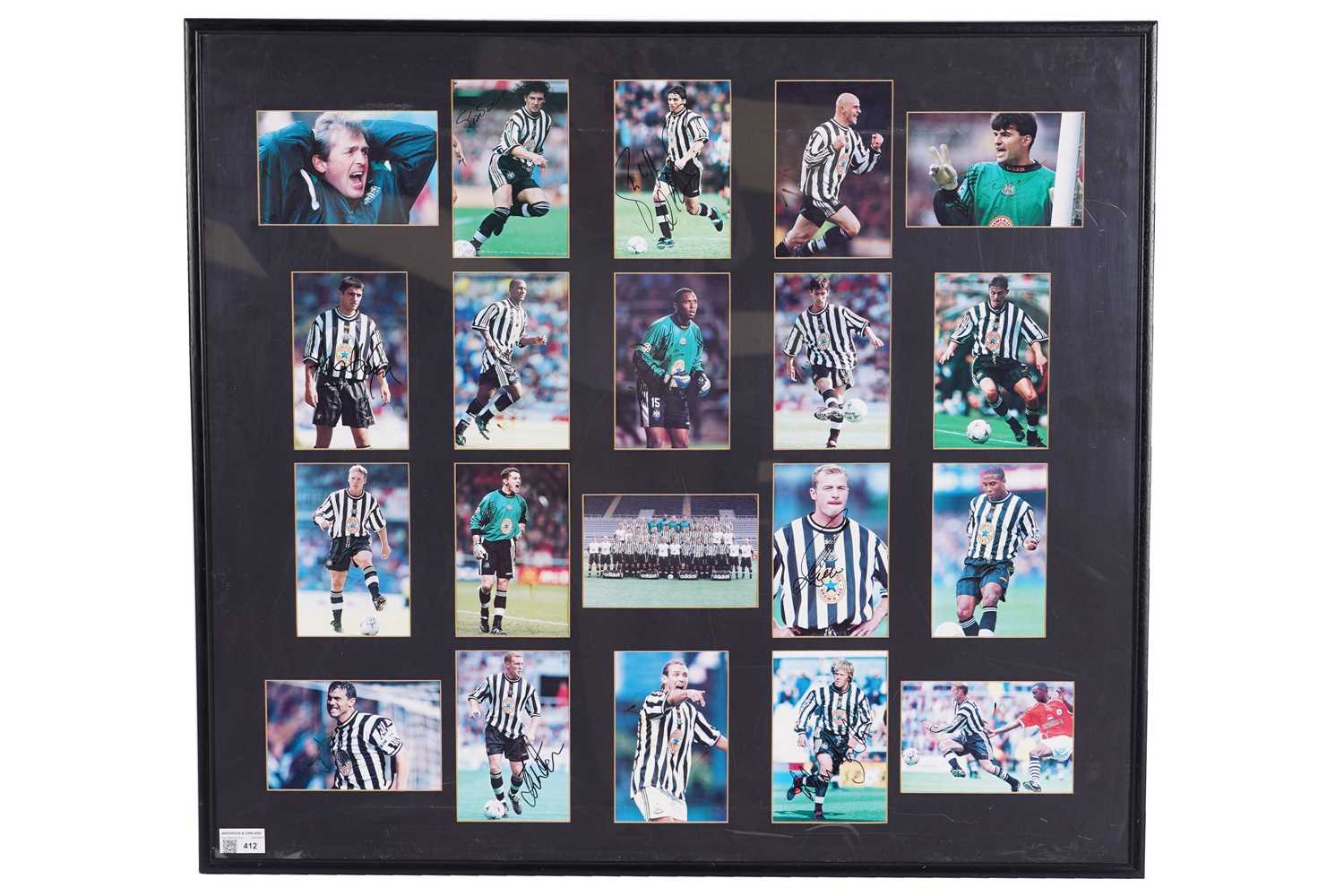 Lot 412 - A collection of signed Newcastle United signed photographs