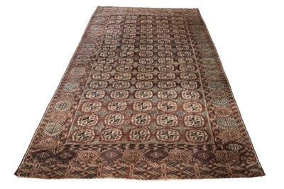 Lot 560 - An early 20th Century hand-knotted Tekke Torkman carpet