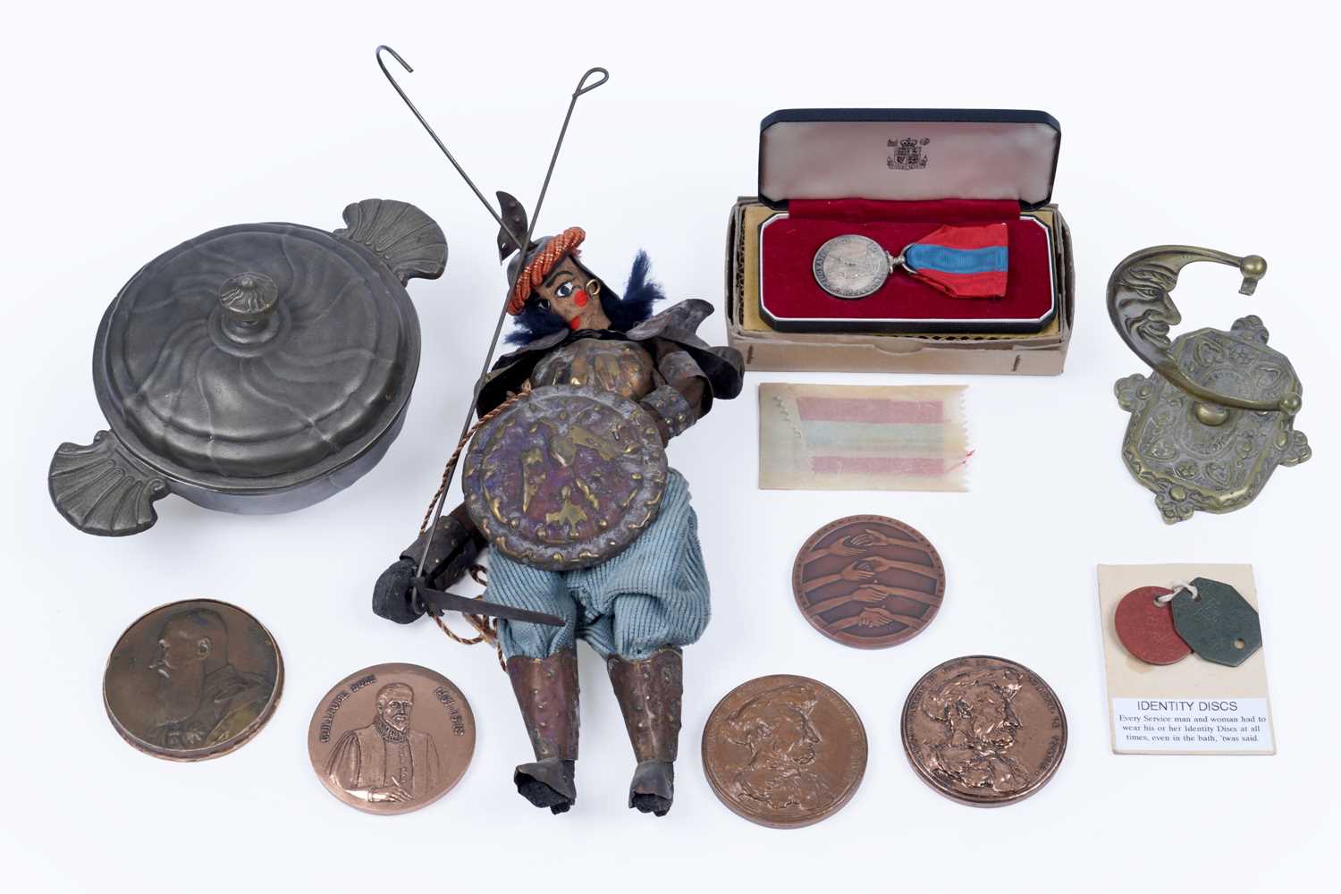 Lot 484 - A collection of commemorative medallions; and others