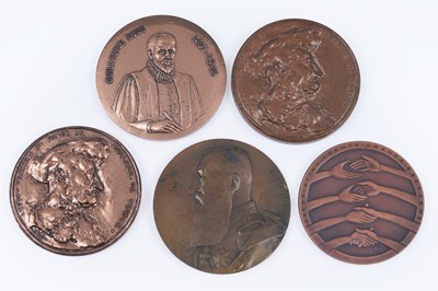 Lot 484 - A collection of commemorative medallions; and others