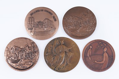 Lot 484 - A collection of commemorative medallions; and others