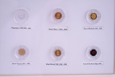 Lot 7 - HM Queen Elizabeth II gold History of the Monarchy gold coins