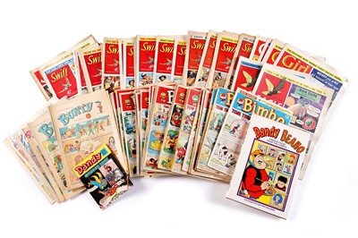Lot 129 - Swift, Bimbo, Knockout, and other comics