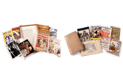 Lot 400 - Comics related ephemera and nostalgia
