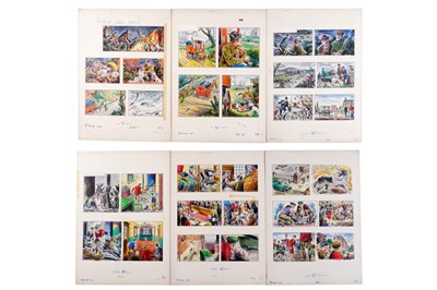 Lot 185 - Original artwork by Andrew Wilson for Lassie Come-Home