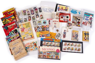 Lot 402 - Comics related ephemera and digest comics