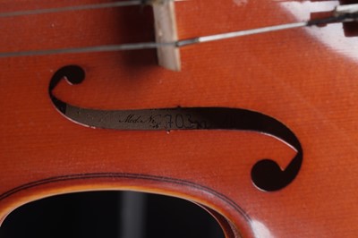 Lot 52 - A Roderich Paesold viola and bow