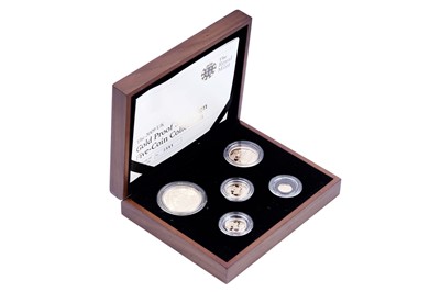 Lot 71 - Royal Mint Queen Elizabeth II 22ct gold Proof Sovereign Five-Coin Collection