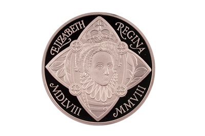 Lot 73 - Royal Mint Queen Elizabeth II 22ct gold Queen Elizabeth I Five-Pound Gold Proof Coin