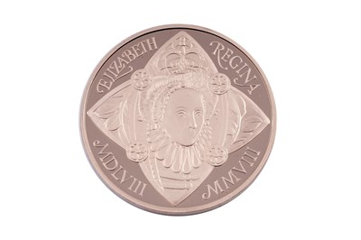 Lot 73 - Royal Mint Queen Elizabeth II 22ct gold Queen Elizabeth I Five-Pound Gold Proof Coin
