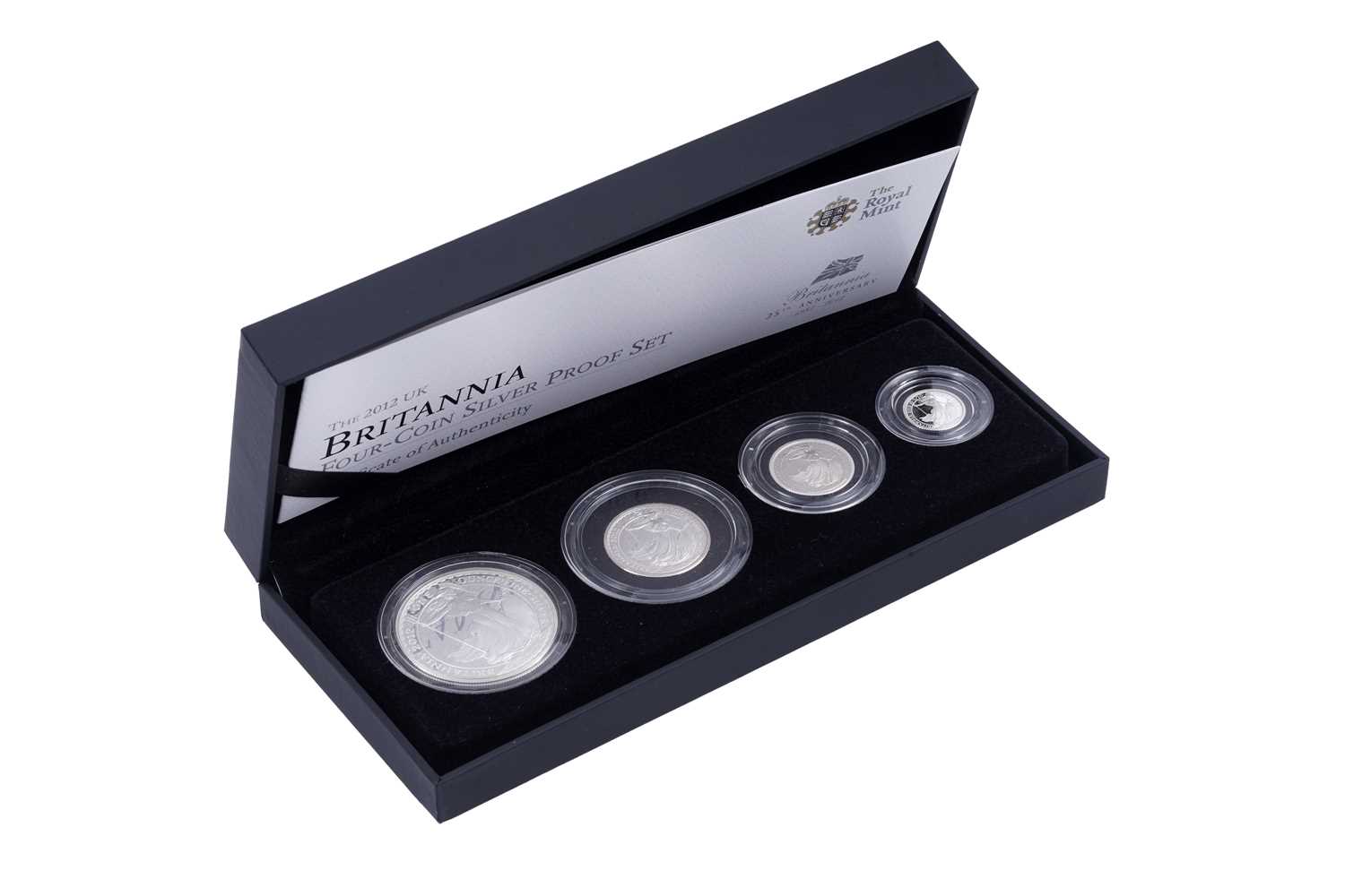 Lot 80 - Royal Mint Queen Elizabeth II silver Britannia Standard Four-Coin Proof Set