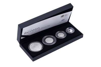 Lot 80 - Royal Mint Queen Elizabeth II silver Britannia Standard Four-Coin Proof Set