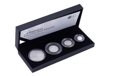 Lot 81 - Royal Mint Queen Elizabeth II silver Britannia Standard Four-Coin Proof Set
