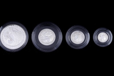 Lot 81 - Royal Mint Queen Elizabeth II silver Britannia Standard Four-Coin Proof Set