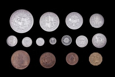 Lot 68 - Royal Mint George VI Specimen Coin Set: Crown-Farthing