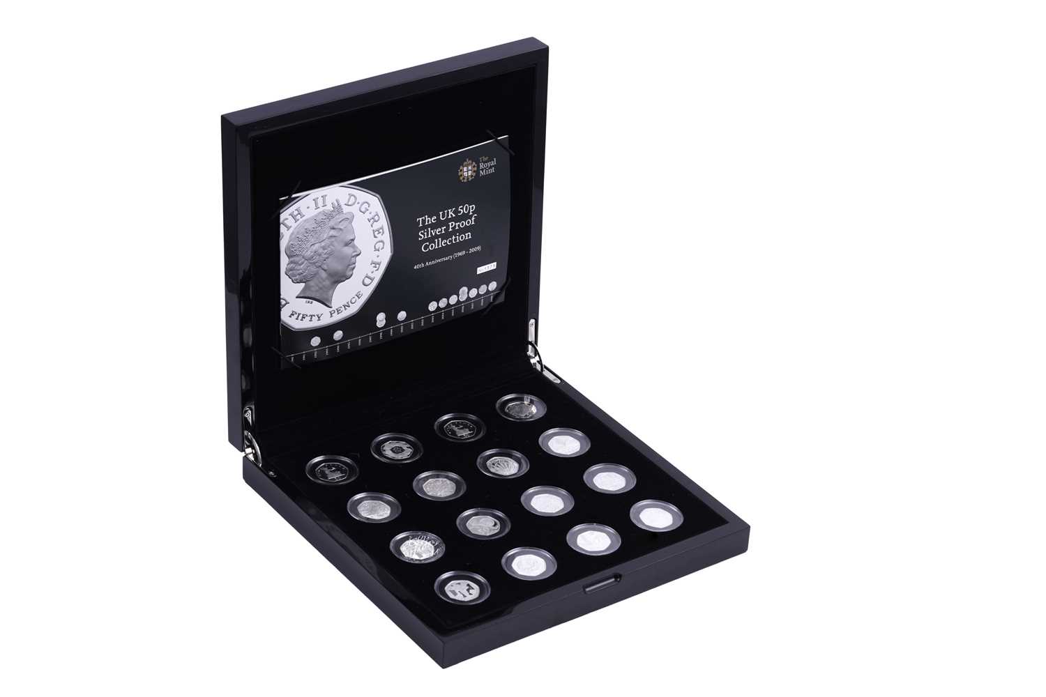 Lot 85 - Royal Mint Queen Elizabeth II silver Fifty-Pence Proof Collection 40th Anniversary