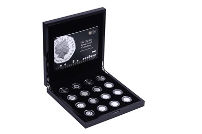 Lot 85 - Royal Mint Queen Elizabeth II silver Fifty-Pence Proof Collection 40th Anniversary