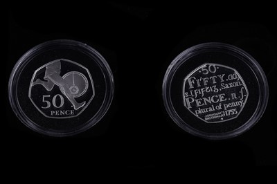 Lot 85 - Royal Mint Queen Elizabeth II silver Fifty-Pence Proof Collection 40th Anniversary
