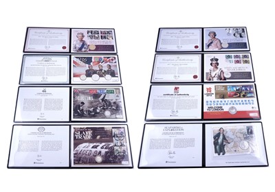 Lot 88 - A selection of Westminster silver coin presentation covers