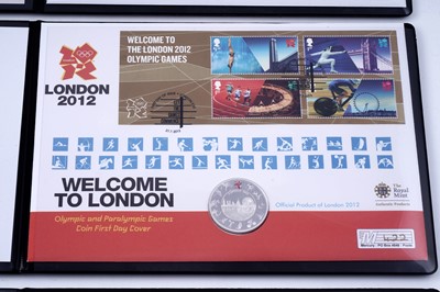 Lot 88 - A selection of Westminster silver coin presentation covers
