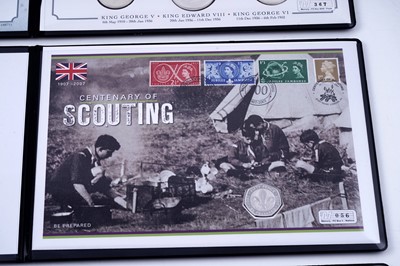 Lot 88 - A selection of Westminster silver coin presentation covers
